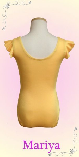 画像2: フリル袖レオタード　100〜140 (2)